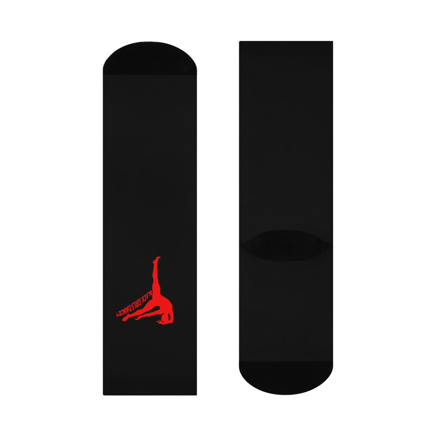 Black Girls Dance - Red Logo Socks